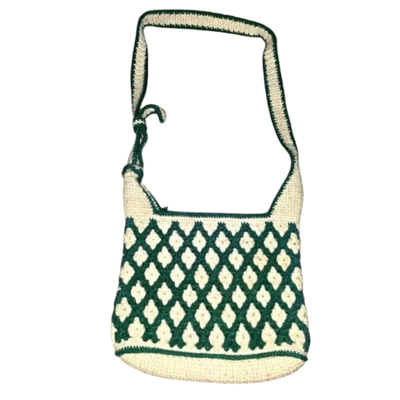 Adjustable Crochet Guatemala Hand Made Purse - Picture 1 of 7